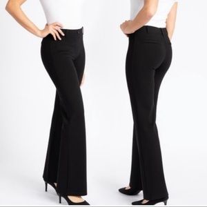 Betabrand Dress Pant Yoga Pants Black XL Long